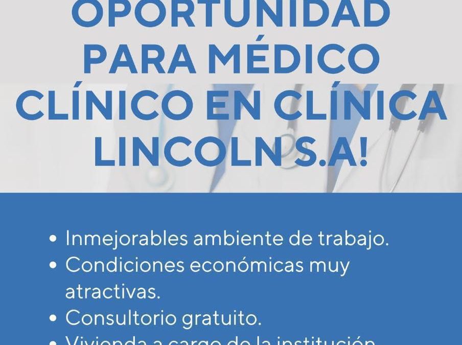 Búsqueda de médico clínico en Clínica Lincoln