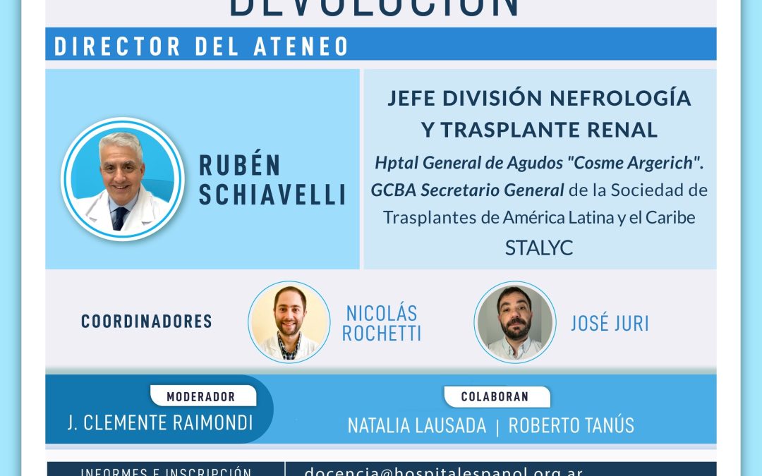 Webinar: Ateneo de Devolución