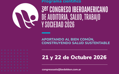 Se desarrollará el 3er Congreso Iberoamericano de Auditoría, Salud, Trabajo y Sociedad