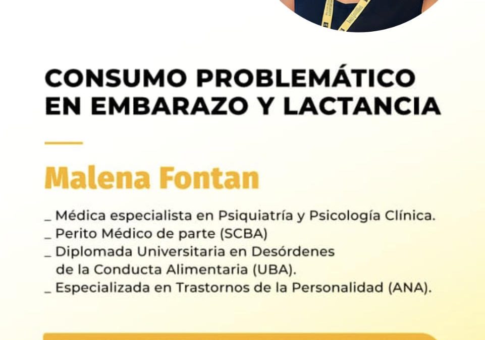 Se realizará  la conferencia “Consumo problemático en embarazo y lactancia”